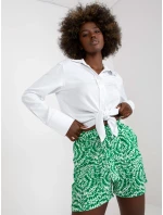 Šortky WN SN 1334.71 biela a zelená