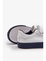 Detské tenisky Tenisky so špendlíkom, biele a námornícke Pennyn