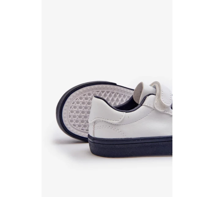 Detské tenisky Tenisky so špendlíkom, biele a námornícke Pennyn