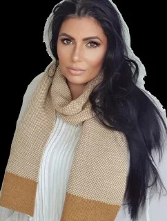 Dámska šál MEGAN medová - Kamea