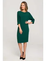Dámské šaty model 20069574 zelené - STYLOVE Dámské šaty model 20069574 zelené - STYLOVE