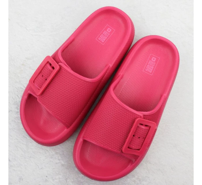 Dámske šľapky RR274A583 Dark pink - Big Star
