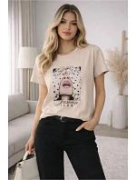 model 22117758 BLOUSE - OFF PINK model 22117758 BLOUSE - OFF PINK