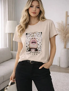 model 22117758 BLOUSE - OFF PINK