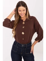 Košeľa s dlhým rukávom model 219388 Rue Paris