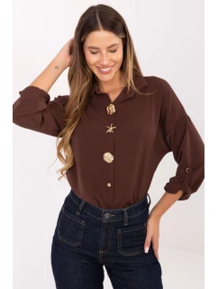 Košeľa s dlhým rukávom model 219388 Rue Paris