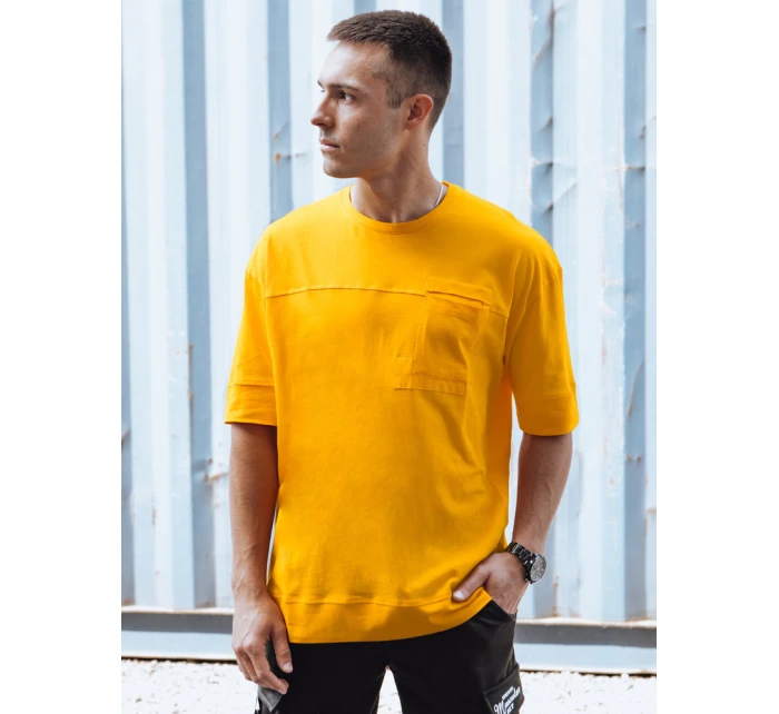 Pánské žluté tričko Dstreet model 21978151 - FashionStreet