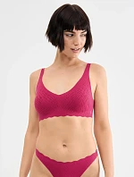 Bezšvová podprsenka ZERO Feel Bliss Soft bra – Berry – SLOGGI