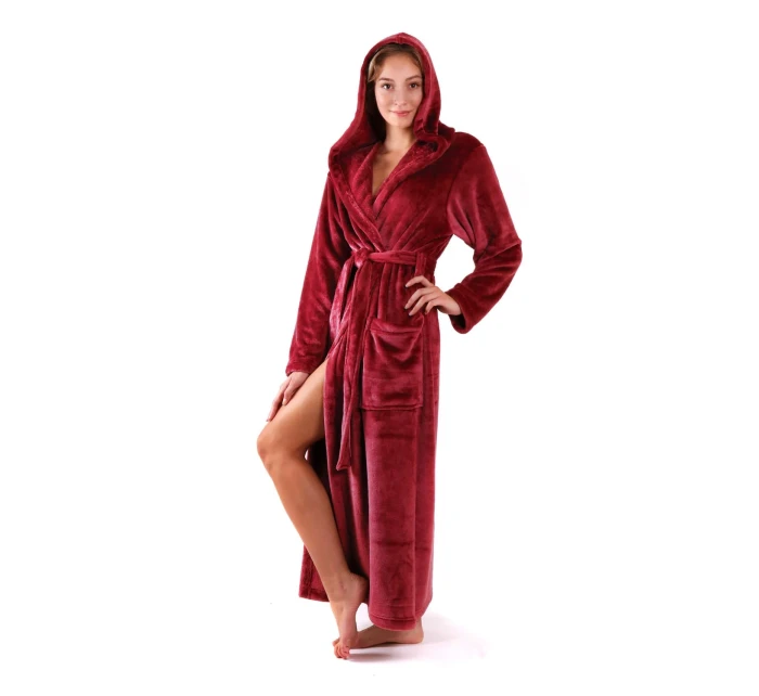 župan Siena s kapucí dámský starorůžová župan Siena s kapucí dámský starorůžová