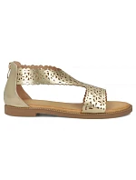 Dámské zlaté ažurové sandály Filippo model 22150247