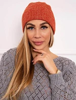 Tenká čiapka Oliwia K252 červená