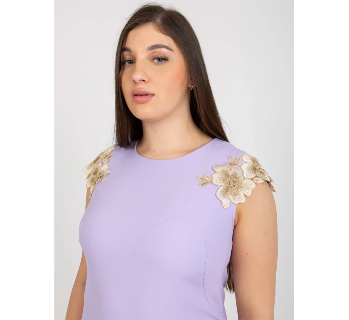 LK SK 506605 šaty.31P svetlo fialová LK SK 506605 šaty.31P svetlo fialová