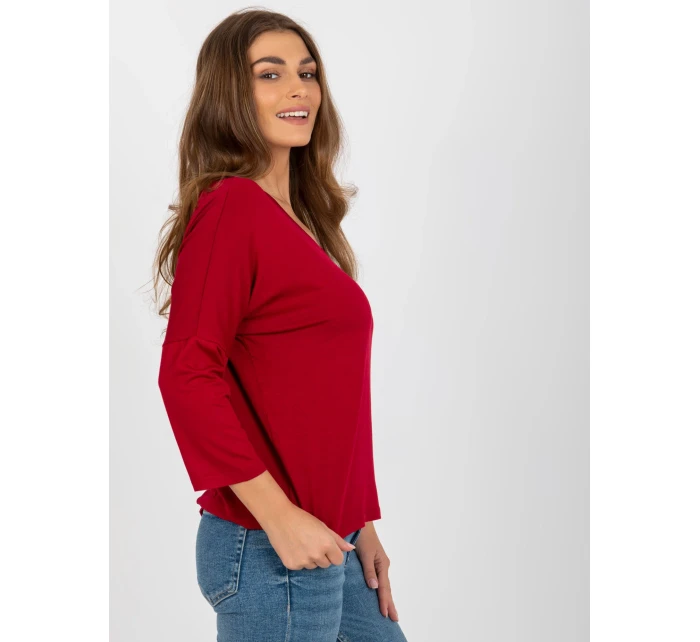 Bluzka RV BZ 7663.05 bordowy Bluzka RV BZ 7663.05 bordowy