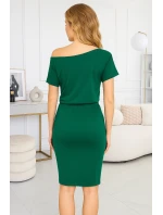 56-10 Športové šaty s krátkym rukávom - námornícke