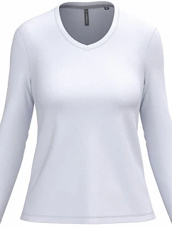 K 382 Dámské tričko do V s dl. rukávem model 22508324 white - Kariban