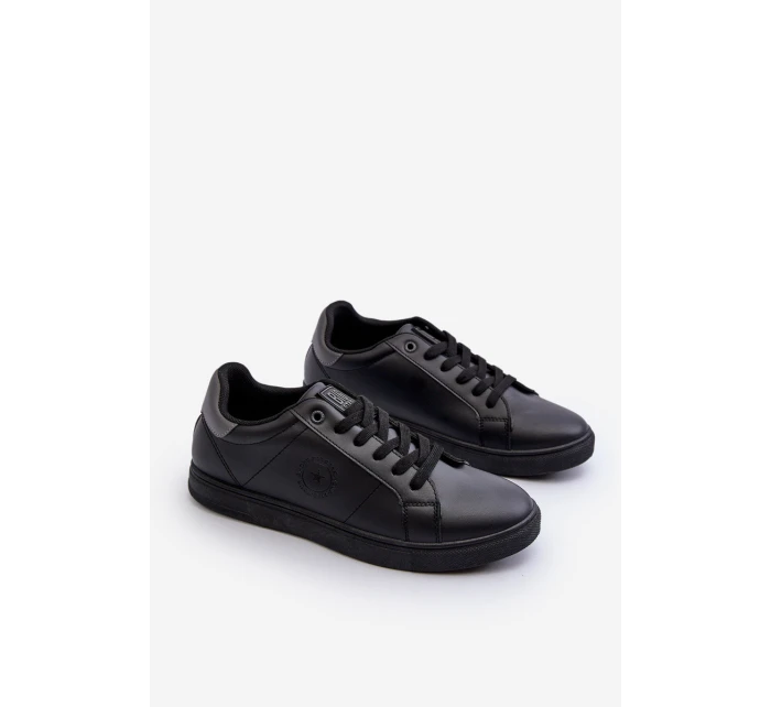 Nízké pánské tenisky z ekologické kůže Big Star model 21653618 černé - Big Star Shoes