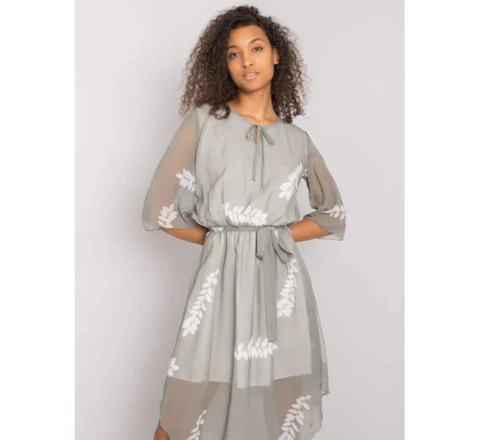 Šaty LK SK 508085.77P sivá