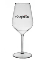 VÍNOPIČKA - priehľadný nerozbitný pohár na víno 470 ml VÍNOPIČKA - priehľadný nerozbitný pohár na víno 470 ml