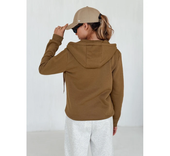 Dámská mikina VICTORIA hnědá model 21986878 - FashionStreet Dámská mikina VICTORIA hnědá model 21986878 - FashionStreet