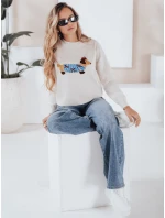 Dámský svetr s aplikací  Dstreet model 21991041 - FashionStreet