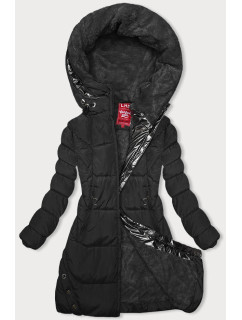 Černá zimní bunda s kapucí model 18899212 - LHD