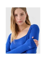 Dámske hladké tričko s dlhým rukávom 4F 4FRSS24TLONF499-36S Dámske hladké tričko s dlhým rukávom 4F 4FRSS24TLONF499-36S