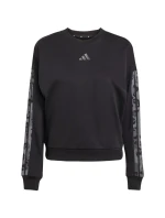 Dámska mikina adidas Animal Print 3-Stripes French Terry Sweatshirt black JM1835