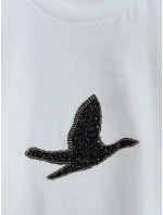 Dámské tričko ecru Dstreet model 21976338 - FashionStreet