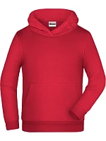 JN Dětská mikina s kapucí 02. red model 22414088 - Daiber