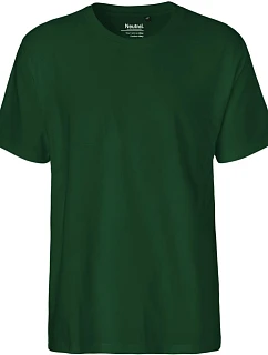 O Pánské tričko z těžké bio bavlny bottle green model 22504220 - Neutral