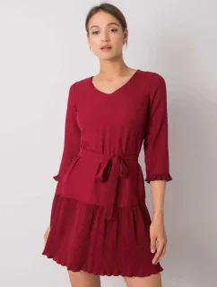 Šaty LK SK 507733.80P gaštanová