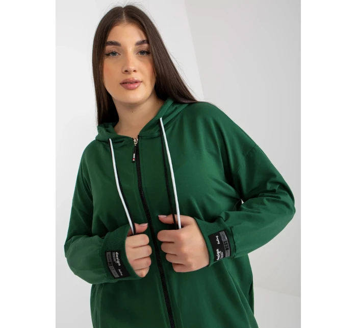 Mikina RV BL model 17821359 tmavě zelená - FPrice Mikina RV BL model 17821359 tmavě zelená - FPrice