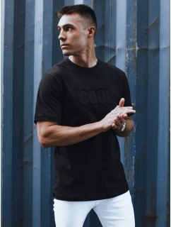 Pánské tričko s potiskem černé model 21975503 - Dstreet