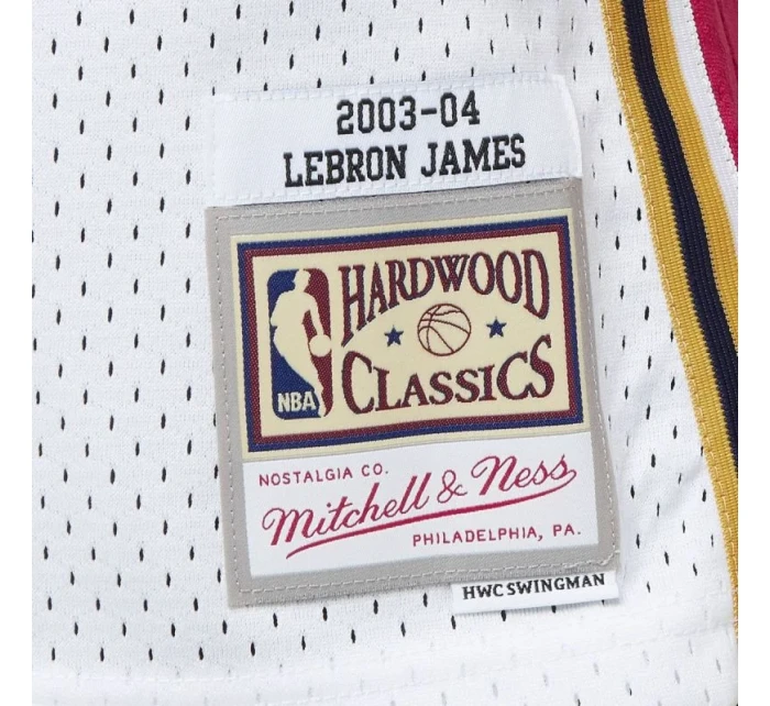 Mitchell & Ness NBA Swingman Jersey Cavaliers 03 Lebron James M SMJYCP19209-CCAWHIT03LJA pánske Mitchell & Ness NBA Swingman Jersey Cavaliers 03 Lebron James M SMJYCP19209-CCAWHIT03LJA pánske
