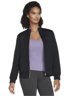 Skechers Go Walk Everywhere Full Zip Hoodless W3JA261-BLK Black L