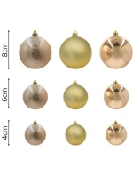 DEKORATÍVNE PLASTOVÉ OZDOBY BEZPEČNÉ 46KS SĽUDA MEĎ DEKORATÍVNE PLASTOVÉ OZDOBY BEZPEČNÉ 46KS SĽUDA MEĎ