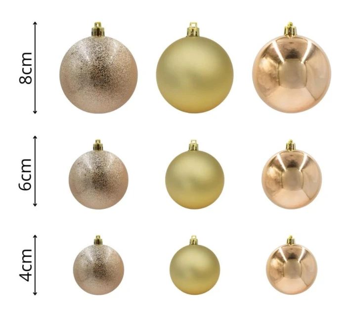 DEKORATÍVNE PLASTOVÉ OZDOBY BEZPEČNÉ 46KS SĽUDA MEĎ DEKORATÍVNE PLASTOVÉ OZDOBY BEZPEČNÉ 46KS SĽUDA MEĎ