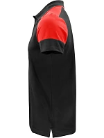 Prime Polo Men Pánské piqué polo z těžké bavlny model 22453312 black/red - Printer Prime Polo Men Pánské piqué polo z těžké bavlny model 22453312 black/red - Printer