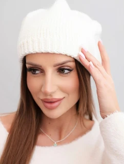 Čepice s rolováním Magda K293 camel