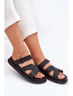 Gumové dámské pantofle s páskem černé model 21702656 - Boto