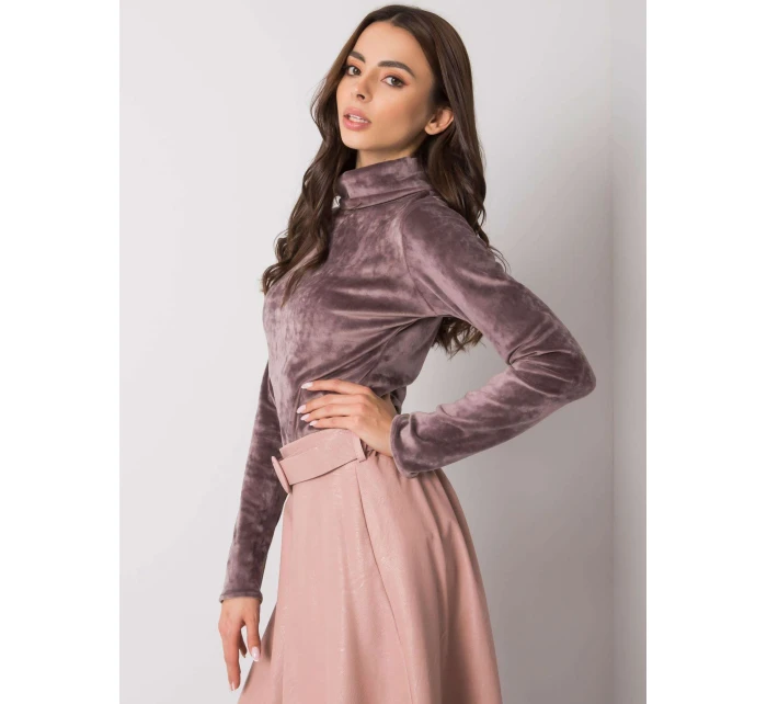 Halenka LK BZ model 17338886 tmavě lila - FPrice Halenka LK BZ model 17338886 tmavě lila - FPrice