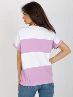 Bluzka RV BZ model 21153739 jasny fioletowy - FPrice Bluzka RV BZ model 21153739 jasny fioletowy - FPrice