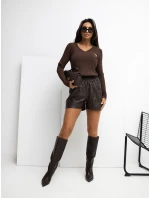 Bluzka RV BZ model 21777619 ciemny brązowy - FPrice Bluzka RV BZ model 21777619 ciemny brązowy - FPrice