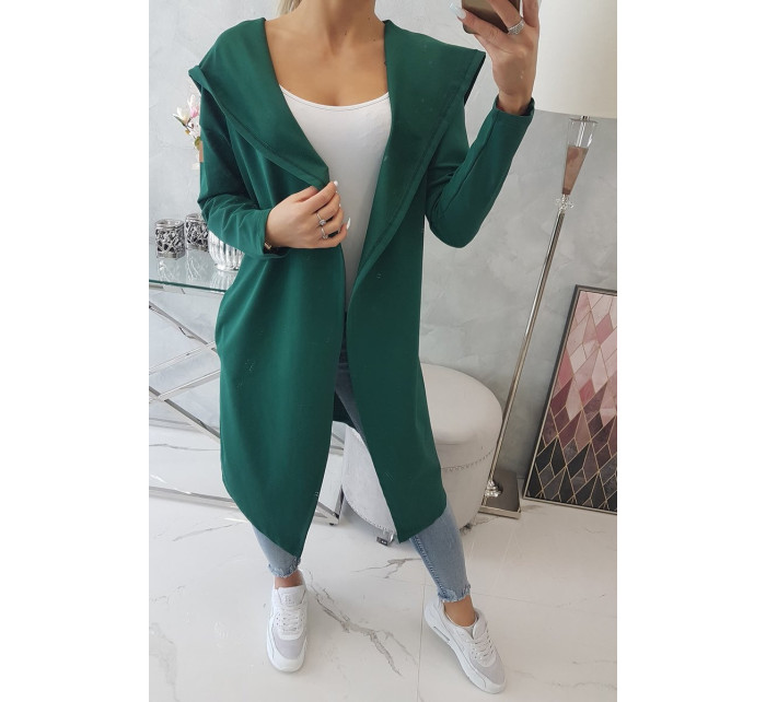 Dámsky bavlnený sveter Kesi - zelený
