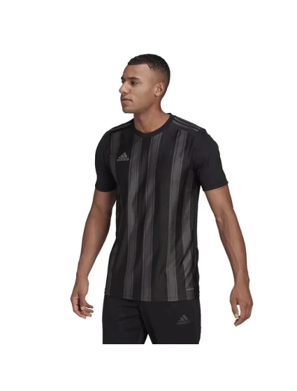 Pánske tričko Striped 21 JSY GN7625 Black with grey - Adidas