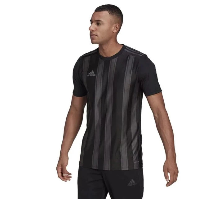 Pánske tričko Striped 21 JSY GN7625 Black with grey - Adidas