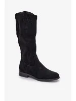 Dámské kozačky / Černá  model 21083098 - S.Barski