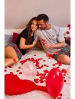 PÁNSKE PYŽAMO KR 326/206 SYMBOLY LÁSKY 2