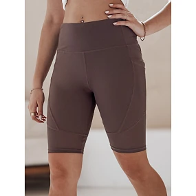 Dámske cyklistické šortky BIKELINE brown FashionStreet SY0419