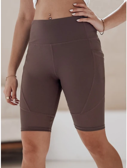 Dámské cyklistické šortky hnědé Dstreet model 21982895 - FashionStreet